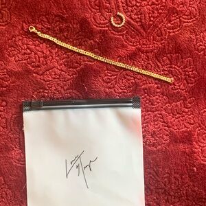 Gold-Plated bracelet from Lace By Tanaya Lip Ring not 🚫 available!